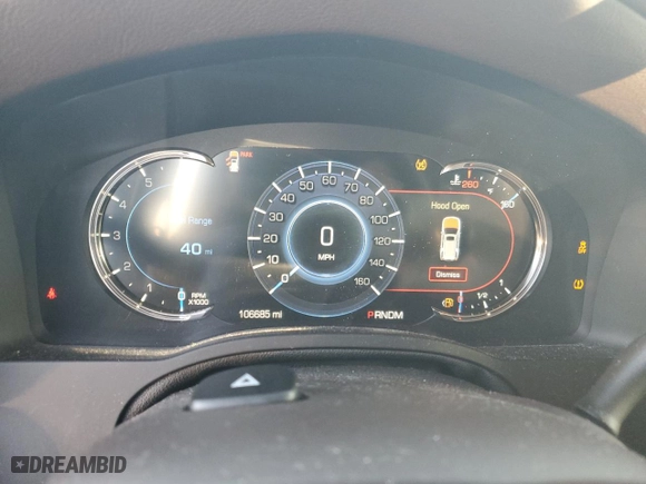2016 Cadillac Escalade Premium Collection with VIN 1GYS3CKJXGR329473, listed as a Copart auction lot 72458524 with 106,685 mi miles and Salvage Title. Bid and sale history available at carsss.com. Image 9.