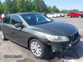 2013 Honda Accord EX-L with VIN 1HGCR2F87DA105423, listed as a IAAI auction lot 42027480 with Not Provided miles and . Bid and sale history available at DreamBid. Image 1.