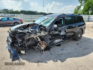 2022 Mercedes-Benz GLS 450 with VIN 4JGFF5KE7NA737451, listed as a Copart auction lot 60244415 with Not provided miles and Salvage title. Bid and sale history available at DreamBid. Image 1.
