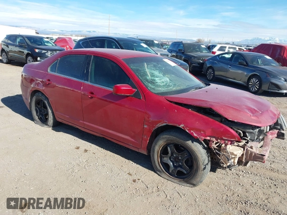 2010 Ford Fusion SE with VIN 3FAHP0HA0AR321457, listed as a IAAI auction lot 41384353 with 230,594 mi miles. Bid and sale history available at carsss.com. Image 1.