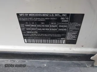 2011 Mercedes-Benz M 350 с VIN 4JGBB5GB4BA639708, выставлен на аукционе IAAI как лот 42201053 с пробегом 136 434 миль миль и . История ставок и продаж доступна на DreamBid. Изображение 9.