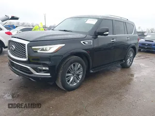 2021 Infiniti QX80 PREMIUM SELECT with VIN JN8AZ2AF3M9719743, listed as a IAAI auction lot 41534424 with 103,665 mi miles. Bid and sale history available at carsss.com. Image 17.