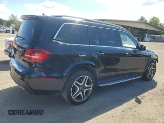 2017 Mercedes-Benz GLS 550 with VIN 4JGDF7DE7HA904797, listed as a Copart auction lot 70669814 with 75,145 mi miles and Salvage Title. Bid and sale history available at DreamBid. Image 3.