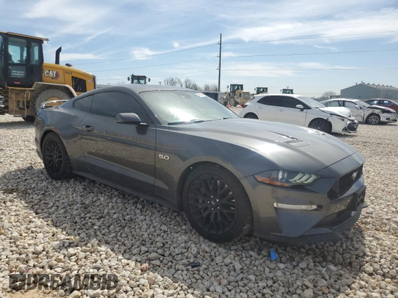 2018 Ford Mustang GT with VIN 1FA6P8CF3J5126710, listed as a Copart auction lot 48943465 with 73,372 mi miles and Salvage Title. Bid and sale history available at carsss.com. Image 4.
