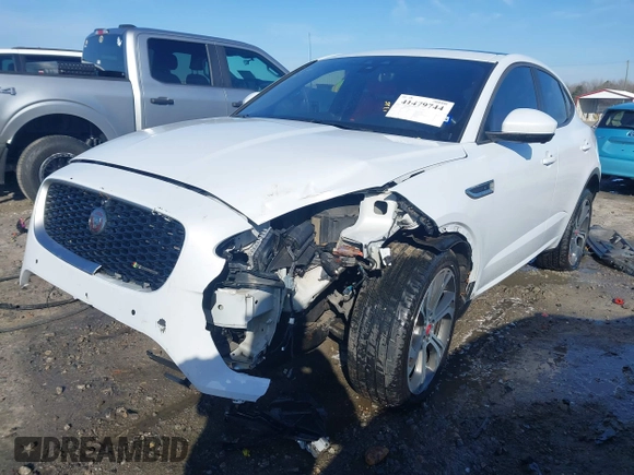 2019 Jaguar E-Pace R-Dynamic S with VIN SADFT2GX4K1Z37581, listed as a IAAI auction lot 41479744 with 93,878 mi miles and . Bid and sale history available at DreamBid. Image 22.
