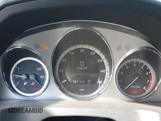 2010 Mercedes-Benz C 300 Sport with VIN WDDGF8BB1AR125733, listed as a IAAI auction lot 41837121 with 118,234 mi miles and . Bid and sale history available at carsss.com. Image 7.
