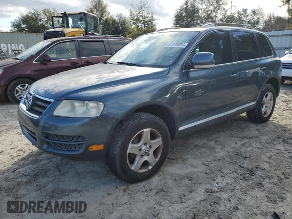 2007 Volkswagen Touareg V6 with VIN WVGZE77L07D000435, listed as a Copart auction lot 85979004 with Not Provided miles and Clean Title. Bid and sale history available at DreamBid. Image 1.
