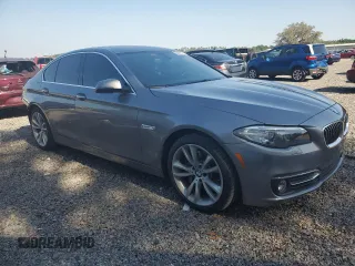 2016 BMW 5 Series 535i with VIN WBA5B1C51GG552828, listed as a Copart auction lot 52006305 with 41,331 mi miles and Salvage Title. Bid and sale history available at DreamBid. Image 4.