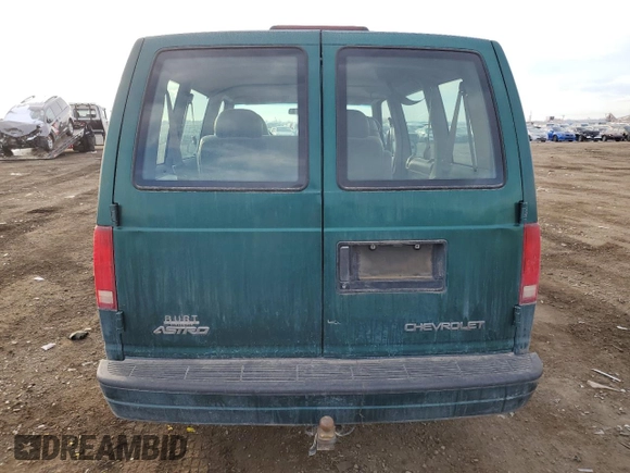 1999 Chevrolet Astro with VIN 1GNEL19W8XB101139, listed as a Copart auction lot 45427415 with 140,850 mi miles and Salvage Title. Bid and sale history available at carsss.com. Image 6.