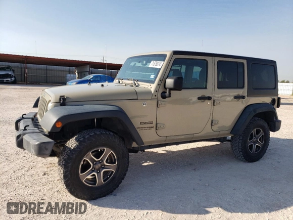 2018 Jeep Wrangler JK Unlimited Sport S with VIN 1C4BJWDG9JL882334, listed as a Copart auction lot 71378874 with 152,138 mi miles and Clean Title. Bid and sale history available at carsss.com. Image 1.