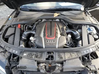 2013 Audi S8 with VIN WAUD2AFDXDN007961, listed as a Copart auction lot 45723835 with 57,477 mi miles and Salvage Title. Bid and sale history available at carsss.com. Image 11.
