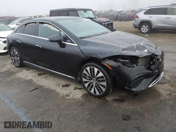 2023 Mercedes-Benz EQE with VIN W1KEG2BB8PF014575, listed as a Copart auction lot 54380985 with 15,189 mi miles and Salvage Title. Bid and sale history available at carsss.com. Image 4.