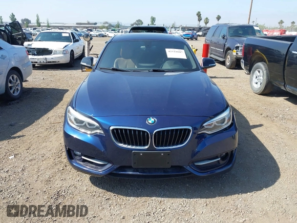 2015 BMW 2 Series 228i with VIN WBA1F9C59FVW98387, listed as a IAAI auction lot 42518807 with 79,848 mi miles and . Bid and sale history available at DreamBid. Image 12.