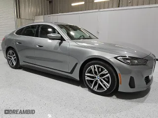 2024 BMW 4 Series 430i xDrive with VIN WBA73AV09RFS86054, listed as a Copart auction lot 52459395 with 27,653 mi miles and Clean Title. Bid and sale history available at carsss.com. Image 4.