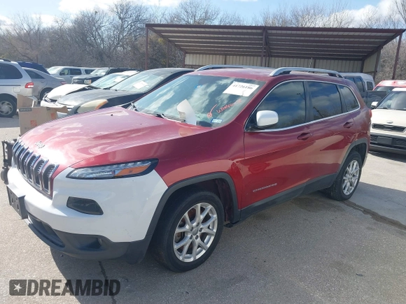2016 Jeep Cherokee Latitude with VIN 1C4PJLCB5GW274831, listed as a IAAI auction lot 41726186 with 1 mi miles. Bid and sale history available at carsss.com. Image 2.