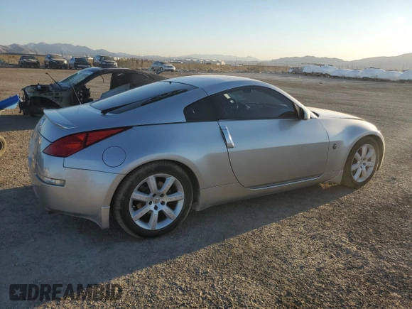 2004 Nissan 350Z Touring with VIN JN1AZ34E44T052451, listed as a Copart auction lot 69449994 with 140,524 mi miles and Salvage Title. Bid and sale history available at carsss.com. Image 3.