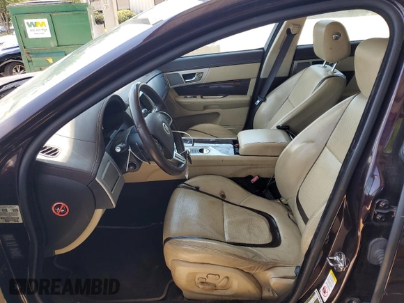 2012 Jaguar XF Portfolio with VIN SAJWA0HB9CLS50662, listed as a Copart auction lot 54734555 with 90,073 mi miles and Clean Title. Bid and sale history available at carsss.com. Image 7.