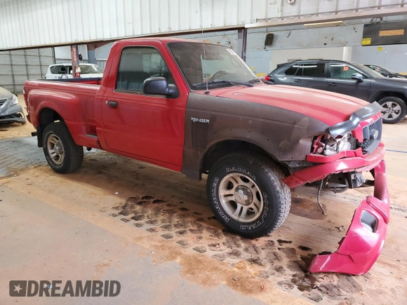2004 Ford Ranger XL with VIN 1FTYR10U84PA40518, listed as a Copart auction lot 43245565 with 264,333 mi miles and Salvage Title. Bid and sale history available at DreamBid. Image 4.