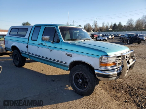 1996 Ford F-250 with VIN 1FTHX26G6TEA70365, listed as a Copart auction lot 89169715 with 182,238 mi miles and Salvage title. Bid and sale history available at DreamBid. Image 4.