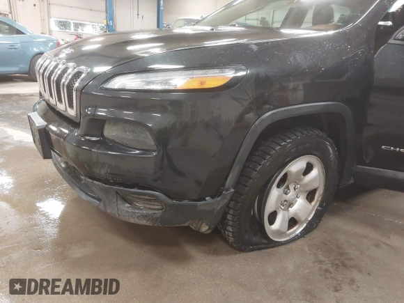 2016 Jeep Cherokee Sport with VIN 1C4PJMAS9GW268040, listed as a IAAI auction lot 41241844 with 102,211 mi miles and . Bid and sale history available at DreamBid. Image 17.