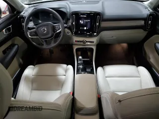 2025 Volvo XC40 Plus Dark Theme with VIN YV4L12UC7S2490418, listed as a Copart auction lot 60496755 with 10,762 mi miles and Salvage title. Bid and sale history available at DreamBid. Image 8.