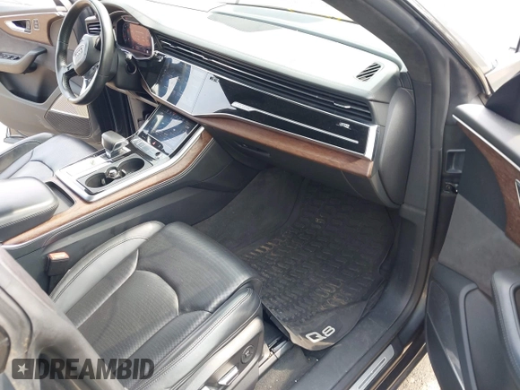 2019 Audi Q8 Prestige with VIN WA1FVAF18KD027759, listed as a IAAI auction lot 42512278 with 55,424 mi miles and . Bid and sale history available at DreamBid. Image 5.