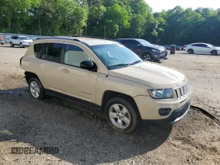 2017 Jeep Compass Sport SE with VIN 1C4NJCBA3HD134788, listed as a Copart auction lot 55398295 with 145,241 mi miles and Salvage title. Bid and sale history available at DreamBid. Image 4.