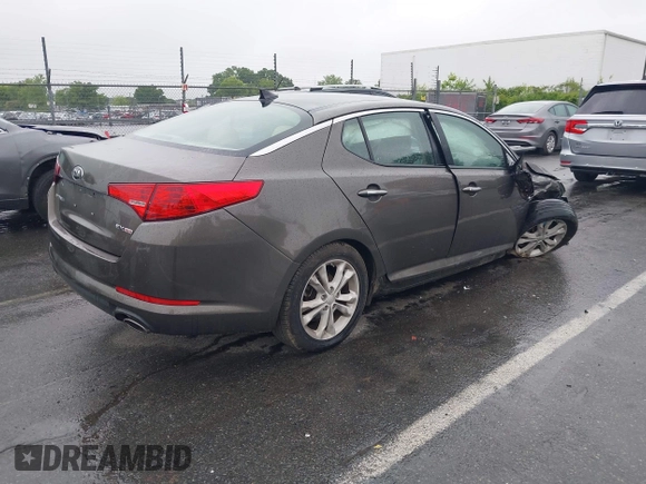 2013 Kia Optima EX with VIN 5XXGN4A78DG127294, listed as a IAAI auction lot 42364450 with 142,722 mi miles and . Bid and sale history available at DreamBid. Image 4.