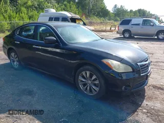 2011 Infiniti M with VIN JN1BY1AR9BM371810, listed as a IAAI auction lot 42695970 with 312,270 mi miles and . Bid and sale history available at DreamBid. Image 1.