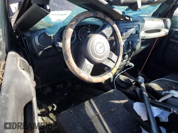 2012 Jeep Wrangler Sport with VIN 1C4AJWAG4CL227968, listed as a Copart auction lot 45925685 with 134,755 mi miles and Salvage title. Bid and sale history available at DreamBid. Image 8.
