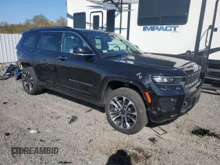2022 Jeep Grand Cherokee Overland with VIN 1C4RJKDG1N8538318, listed as a Copart auction lot 53633625 with 22,913 mi miles and Salvage title. Bid and sale history available at DreamBid. Image 4.