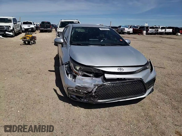 2022 Toyota Corolla SE with VIN JTDS4MCE1N3501612, listed as a Copart auction lot 50232055 with 55,098 mi miles and Salvage Title. Bid and sale history available at carsss.com. Image 11.
