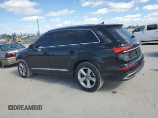 2021 Audi Q7 Premium with VIN WA1AJAF7XMD025802, listed as a Copart auction lot 87802515 with 125,460 mi miles and Non Repairable. Bid and sale history available at carsss.com. Image 2.