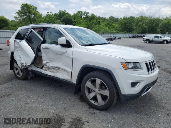 2014 Jeep Grand Cherokee Limited with VIN 1C4RJFBG2EC569780, listed as a Copart auction lot 61708755 with 69,058 mi miles and Salvage title. Bid and sale history available at DreamBid. Image 4.