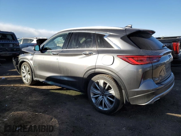 2020 Infiniti QX50 Luxe с VIN 3PCAJ5M33LF104023, выставлен на аукционе Copart как лот 44150225 с пробегом 58 110 миль миль и Списание • Salvage title. История ставок и продаж доступна на DreamBid. Изображение 2.