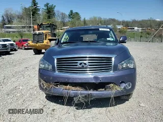 2014 Infiniti QX80 with VIN JN8AZ2NC4E9352899, listed as a Copart auction lot 54101355 with 102,340 mi miles and Salvage title. Bid and sale history available at DreamBid. Image 14.