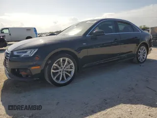2019 Audi A4 Premium Plus with VIN WAUENAF41KN002723, listed as a Copart auction lot 52380805 with 103,412 mi miles and Non repairable. Bid and sale history available at DreamBid. Image 1.