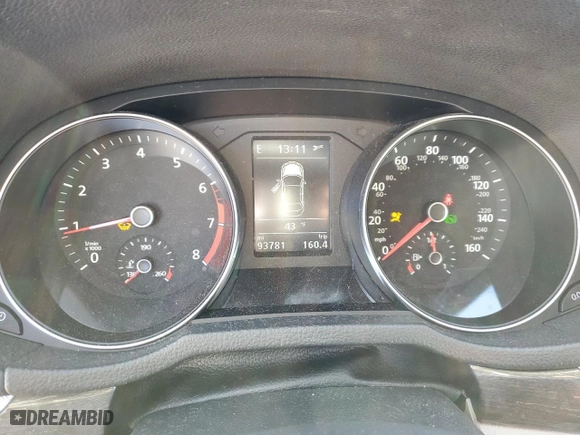 2016 Volkswagen Passat 1.8T SE w/Technology with VIN 1VWBS7A35GC053609, listed as a Copart auction lot 85013794 with 93,781 mi miles and Salvage Title. Bid and sale history available at carsss.com. Image 9.