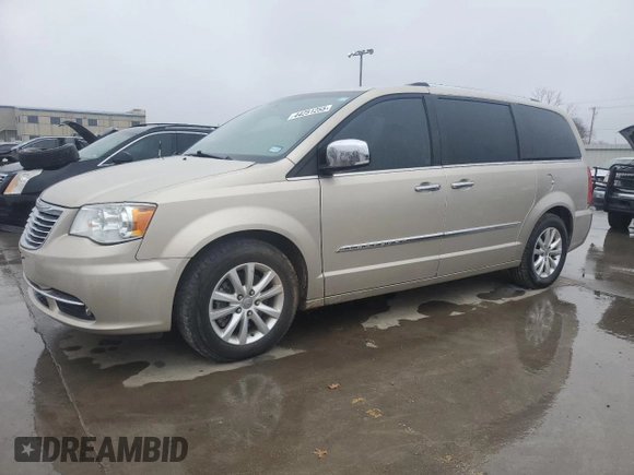 2016 Chrysler Town & Country Limited Platinum with VIN 2C4RC1GG0GR127855, listed as a Copart auction lot 44251255 with 159,510 mi miles and Clean Title. Bid and sale history available at carsss.com. Image 1.