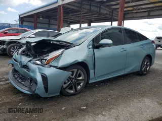 2020 Toyota Prius L Eco with VIN JTDKARFUXL3118046, listed as a Copart auction lot 53155805 with 26,883 mi miles and Non repairable. Bid and sale history available at DreamBid. Image 1.