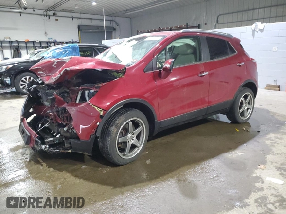 2017 Buick Encore Essence with VIN KL4CJGSBXHB216997, listed as a Copart auction lot 87928365 with 41,852 mi miles and Salvage Title. Bid and sale history available at DreamBid. Image 1.