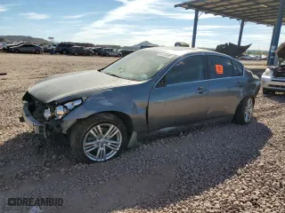 2013 Infiniti G37 Sedan x with VIN JN1CV6AR4DM763476, listed as a Copart auction lot 46166065 with 0 mi miles and Salvage Title. Bid and sale history available at carsss.com. Image 1.