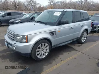 2006 Land Rover Range Rover Sport SC with VIN SALSH23406A960152, listed as a IAAI auction lot 41467139 with 167,916 mi miles. Bid and sale history available at carsss.com. Image 2.