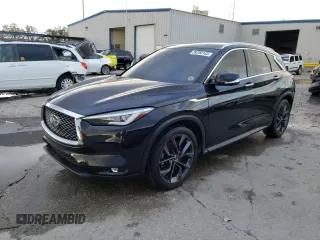2019 Infiniti QX50 LUXE with VIN 3PCAJ5M1XKF114903, listed as a Copart auction lot 39290143 with 48,778 mi miles. Bid and sale history available at carsss.com. Image 1.