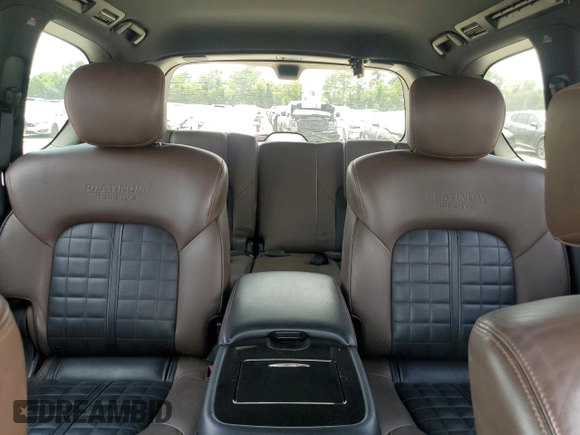 2018 Nissan Armada Platinum with VIN JN8AY2NF7J9333397, listed as a Copart auction lot 61851004 with 134,845 mi miles and Clean Title. Bid and sale history available at carsss.com. Image 10.