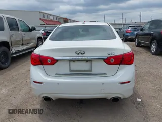 2014 Infiniti Q50 Hybrid Sport with VIN JN1AV7AP7EM690553, listed as a IAAI auction lot 42196341 with 221,709 mi miles and . Bid and sale history available at DreamBid. Image 16.