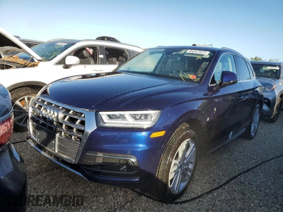 2018 Audi Q5 Prestige with VIN WA1CNBFY0J2169930, listed as a Copart auction lot 64347972 with 0 mi miles. Bid and sale history available at carsss.com. Image 2.