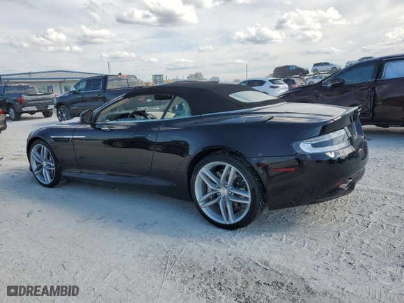 2015 Aston Martin DB9 with VIN SCFFDAFM3FGB16585, listed as a Copart auction lot 76159354 with 0 mi miles and Salvage Title. Bid and sale history available at carsss.com. Image 2.