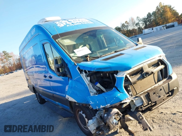2023 Ford Transit Cargo with VIN 1FTBW3X8XPKB71163, listed as a IAAI auction lot 41004757 with 17,340 mi miles and . Bid and sale history available at carsss.com. Image 6.