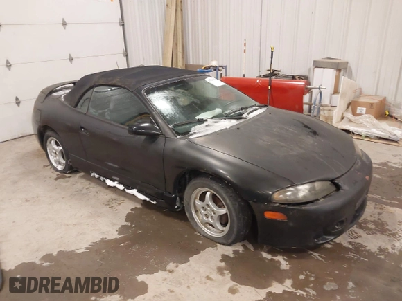 1999 Mitsubishi Eclipse GS with VIN 4A3AX35G3XE061702, listed as a IAAI auction lot 41323151 with 155,941 mi miles. Bid and sale history available at carsss.com. Image 1.